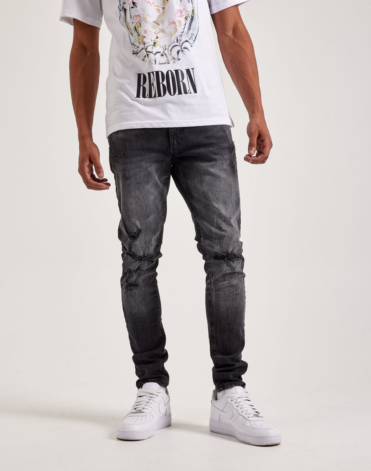 Jordan Craig Sean Slim Distressed Jeans