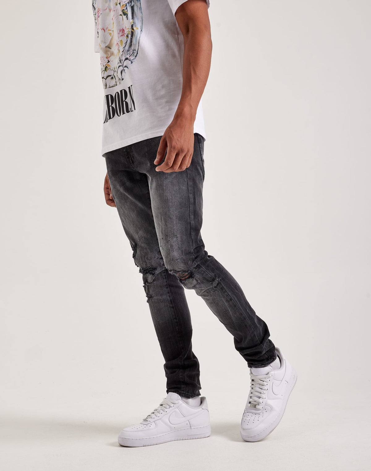 Jordan Craig Sean Slim Distressed Jeans