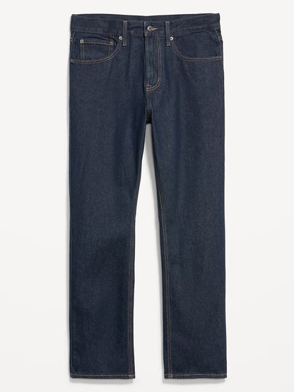 Structured Straight Non-Stretch Jeans