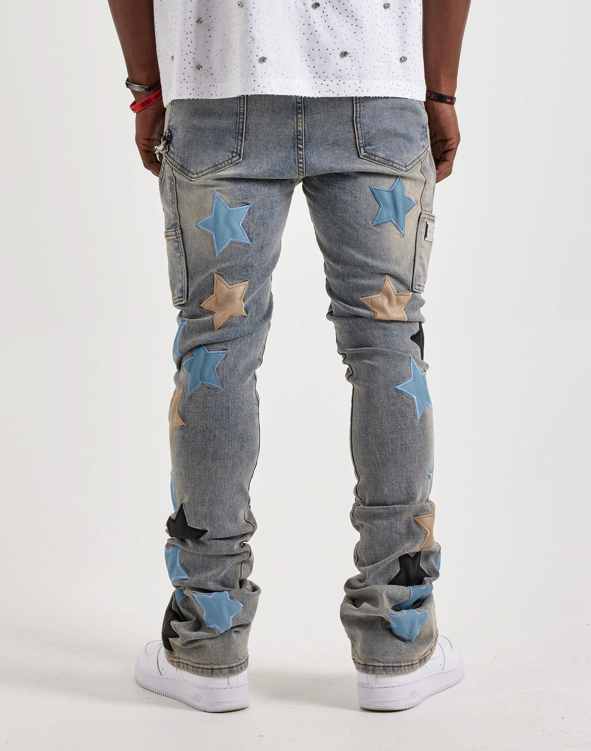 Guapi Stacked Star Denim Jeans