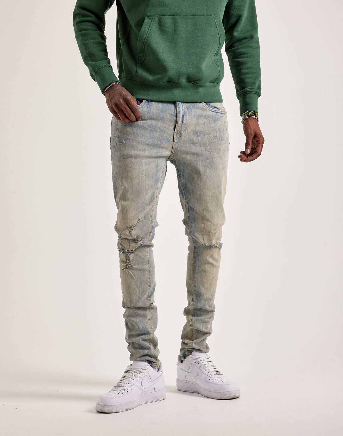 Jordan Craig Sean Slim Distressed Jeans