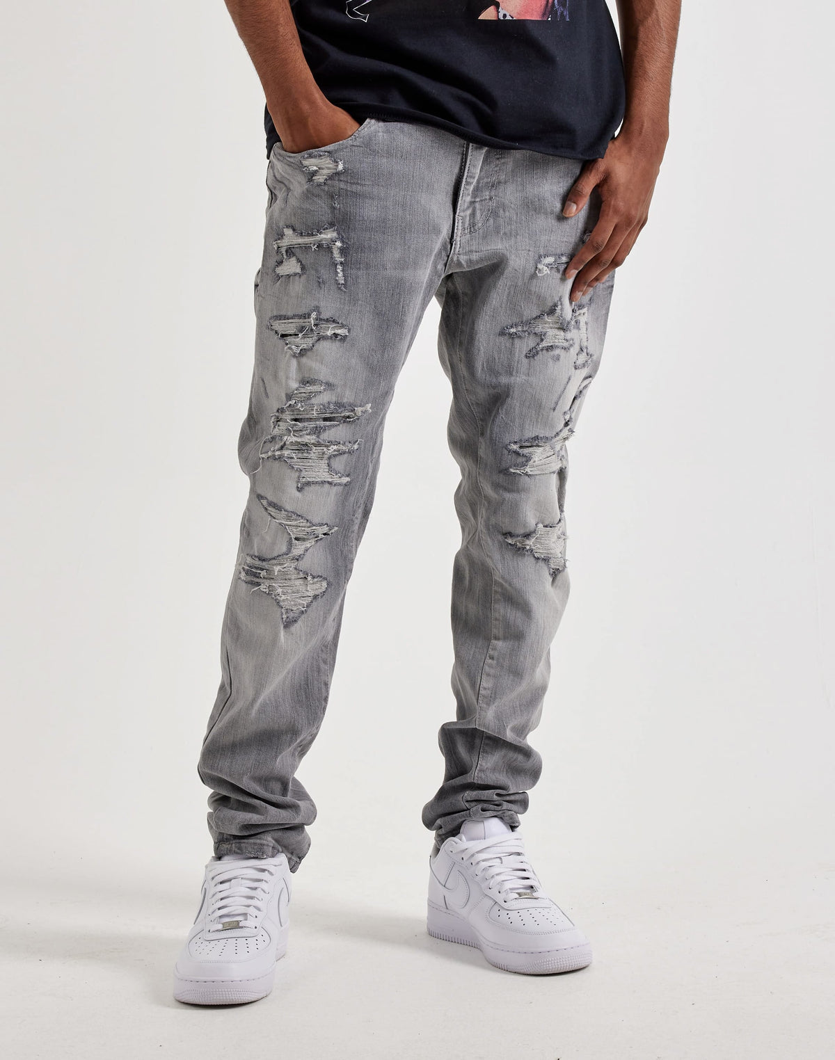 Jordan Craig Sean Slim Distressed Jeans