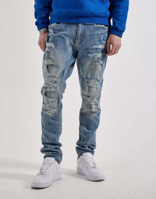 Jordan Craig Sean Slim Distressed Jeans