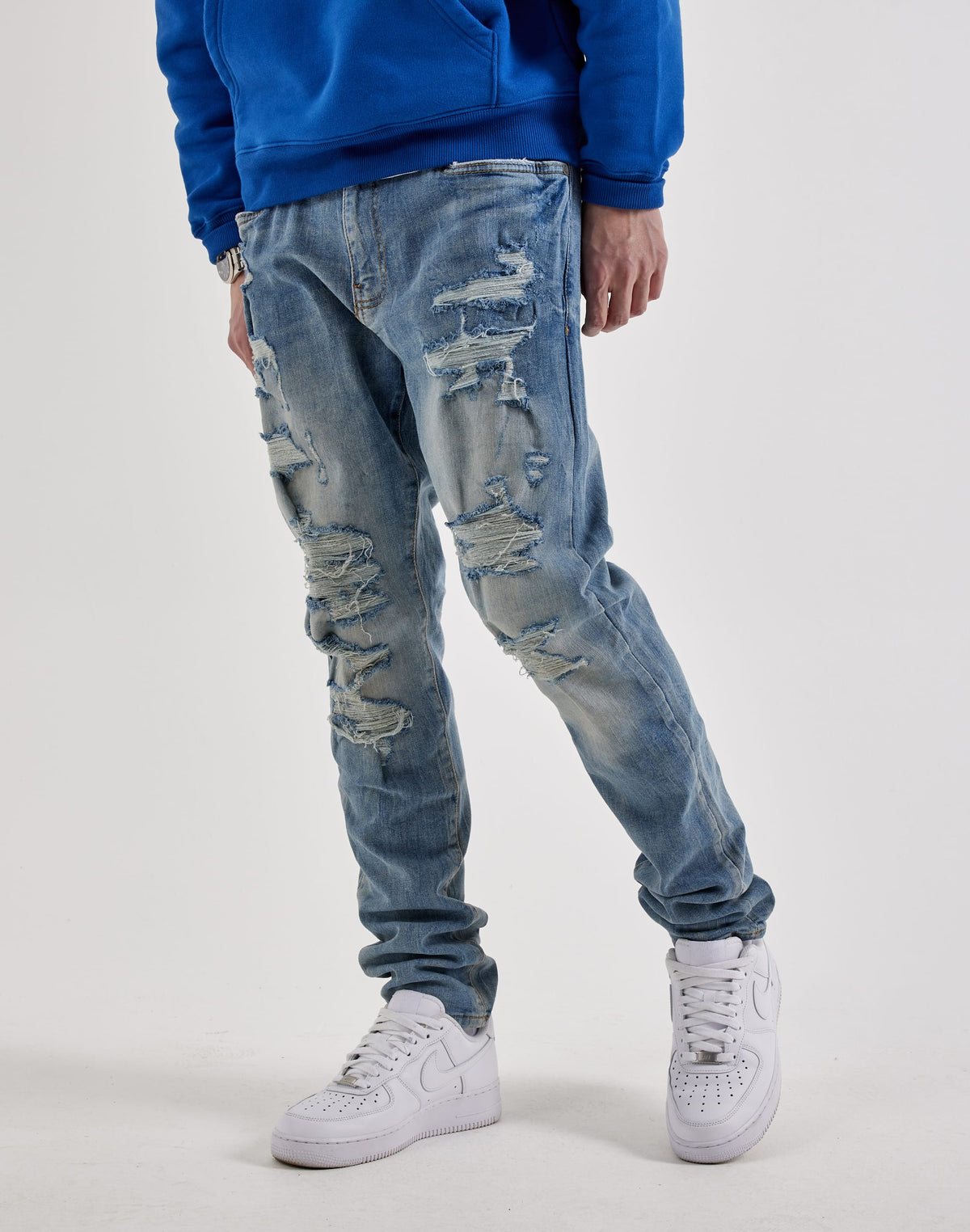 Jordan Craig Sean Slim Distressed Jeans