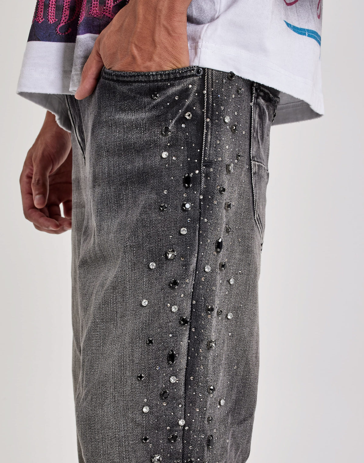 Preme Slim Side Stone Denim Jeans