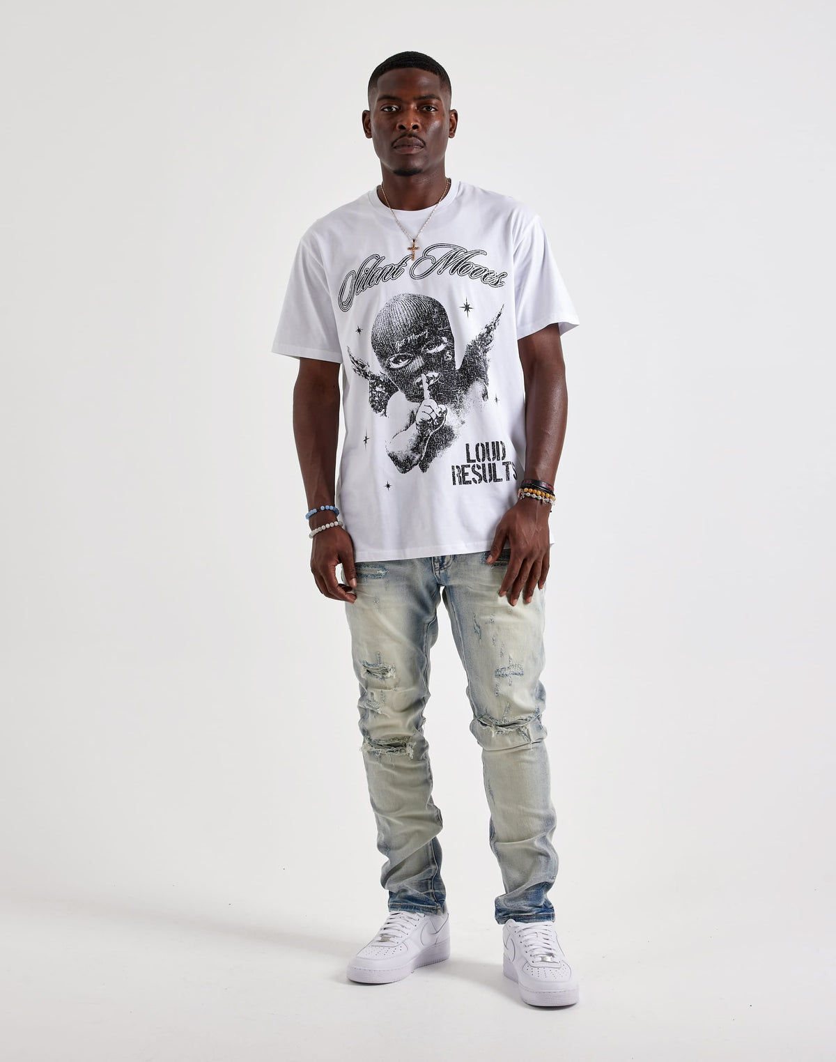 Smoke Rise Slim Whisker Distressed Jeans