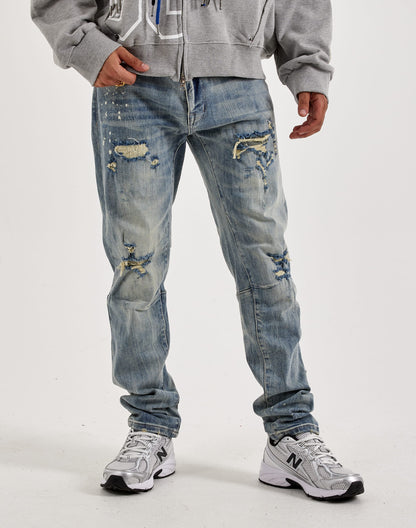 Smoke Rise Bleach Distressed Jeans