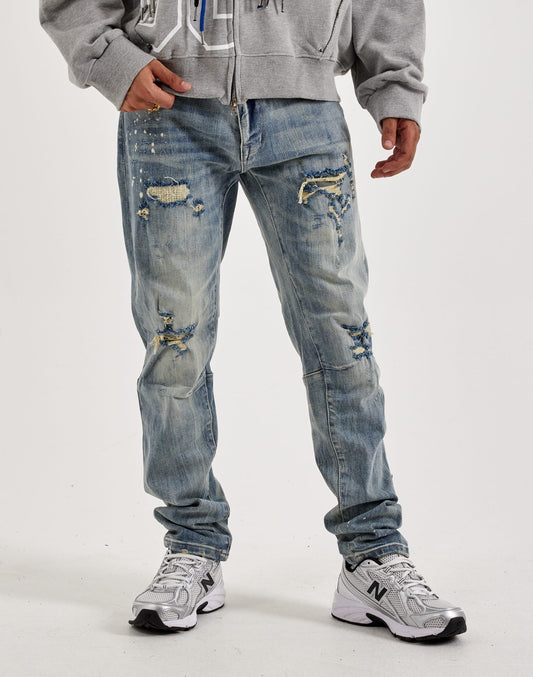 Smoke Rise Bleach Distressed Jeans