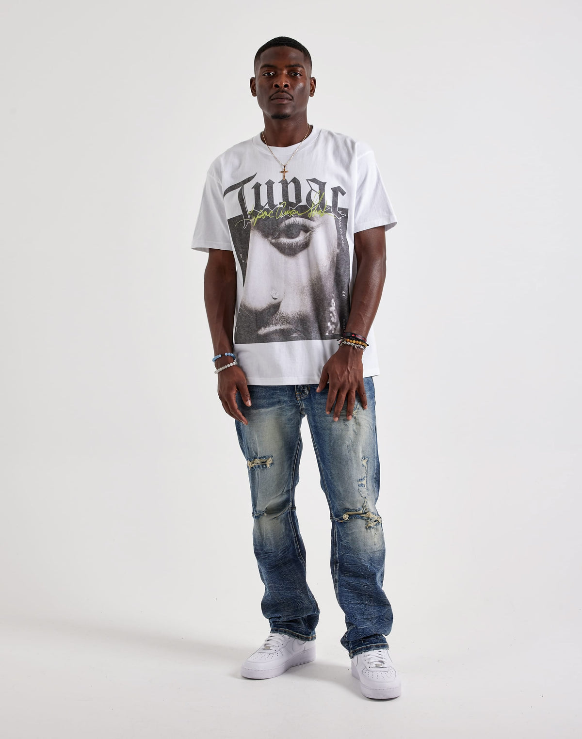 Smoke Rise Straight Whisker Distressed Jeans