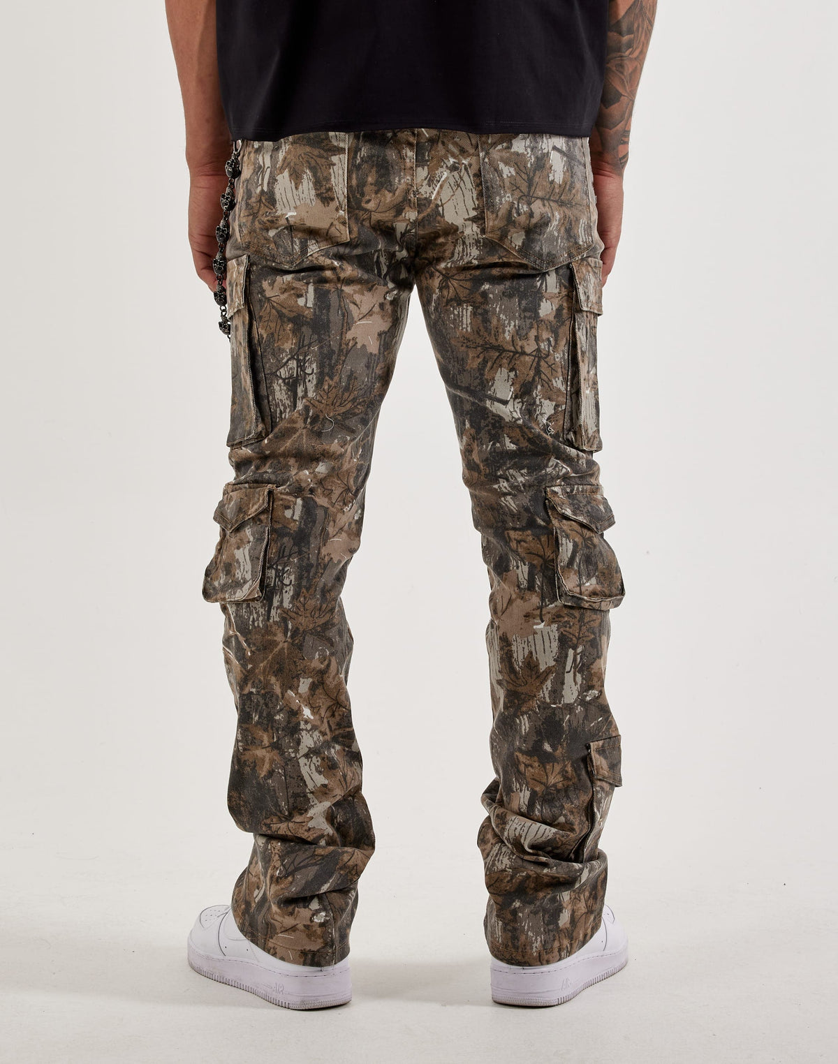 WAIMEA Camo Stacked Cargo Pants